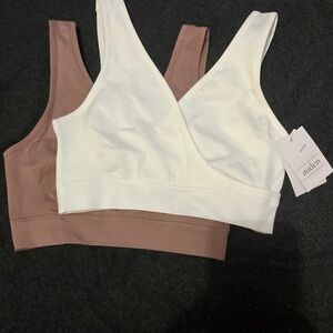 Auden Women's Bra Set - White and Tan